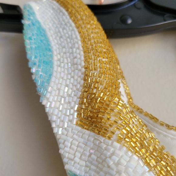 JOVANI WHITE BEADED LONG DRESS Nwt size 4 - Picture 2 of 12